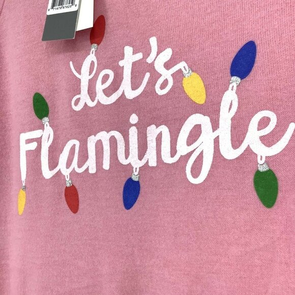 PJ Salvage Nordstrom PJ lounge LETS FLAMINGLE Christmas M & S NEW - Picture 5 of 8